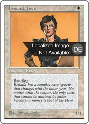 Magic: The Gathering - Benalische Heldin - Fourth Edition