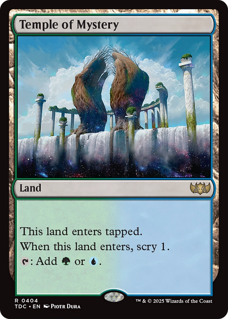 Magic: The Gathering - Temple of Mystery - Tarkir: Dragonstorm Commander