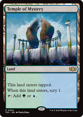 Magic: The Gathering - Temple of Mystery - Tarkir: Dragonstorm Commander