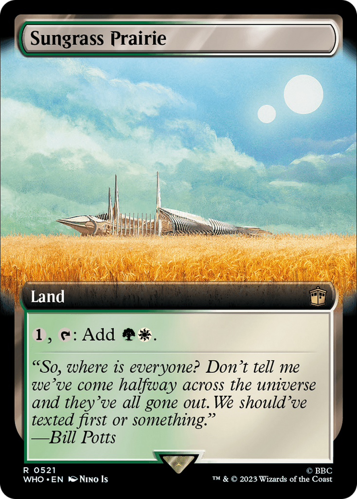Magic: The Gathering - Sungrass Prairie Foil - Doctor Who