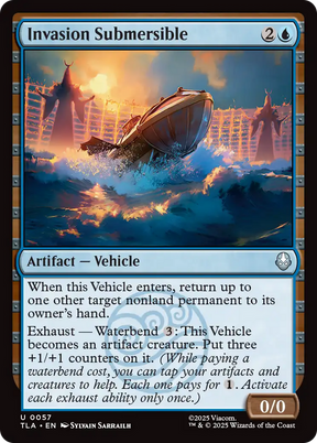 Magic: The Gathering - Invasion Submersible - Avatar: The Last Airbender