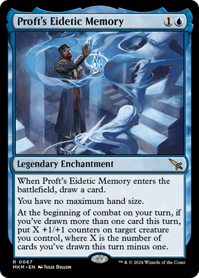 Magic: The Gathering - Proft's Eidetic Memory Foil - Murders at Karlov Manor