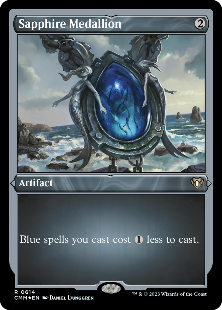 Magic: The Gathering - Sapphire Medallion Foil - Commander Masters