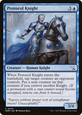 Magic: The Gathering - Protocol Knight - March of the Machine