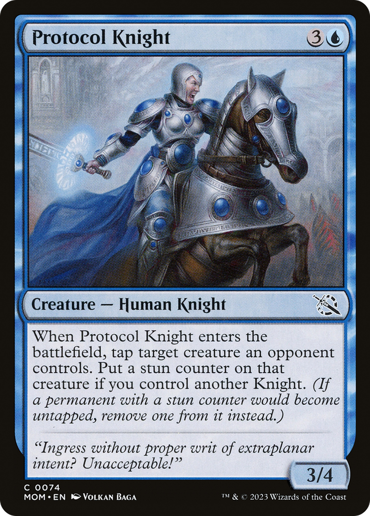 Magic: The Gathering - Protocol Knight - March of the Machine