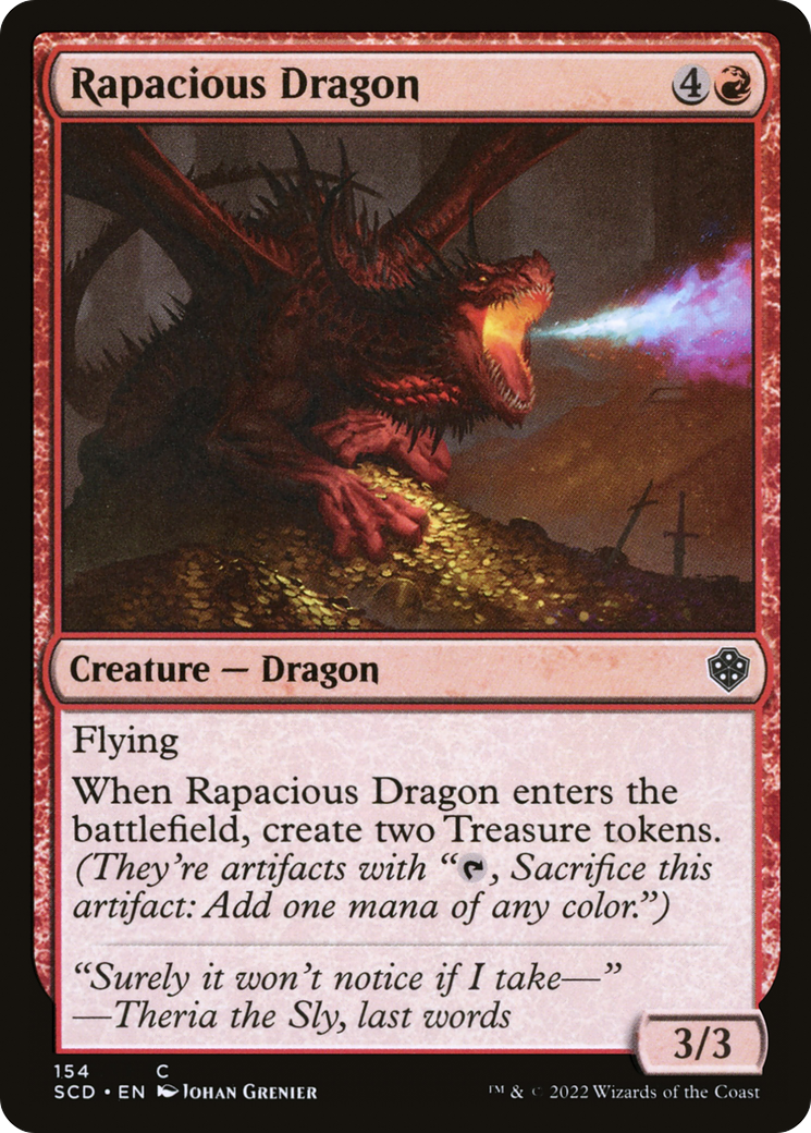 Magic: The Gathering - Rapacious Dragon - Starter Commander Decks