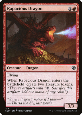 Magic: The Gathering - Rapacious Dragon - Starter Commander Decks