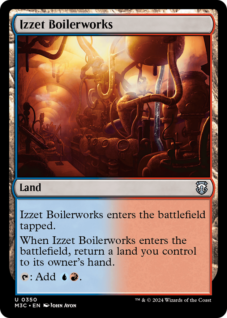 Magic: The Gathering - Izzet Boilerworks - Modern Horizons 3 Commander