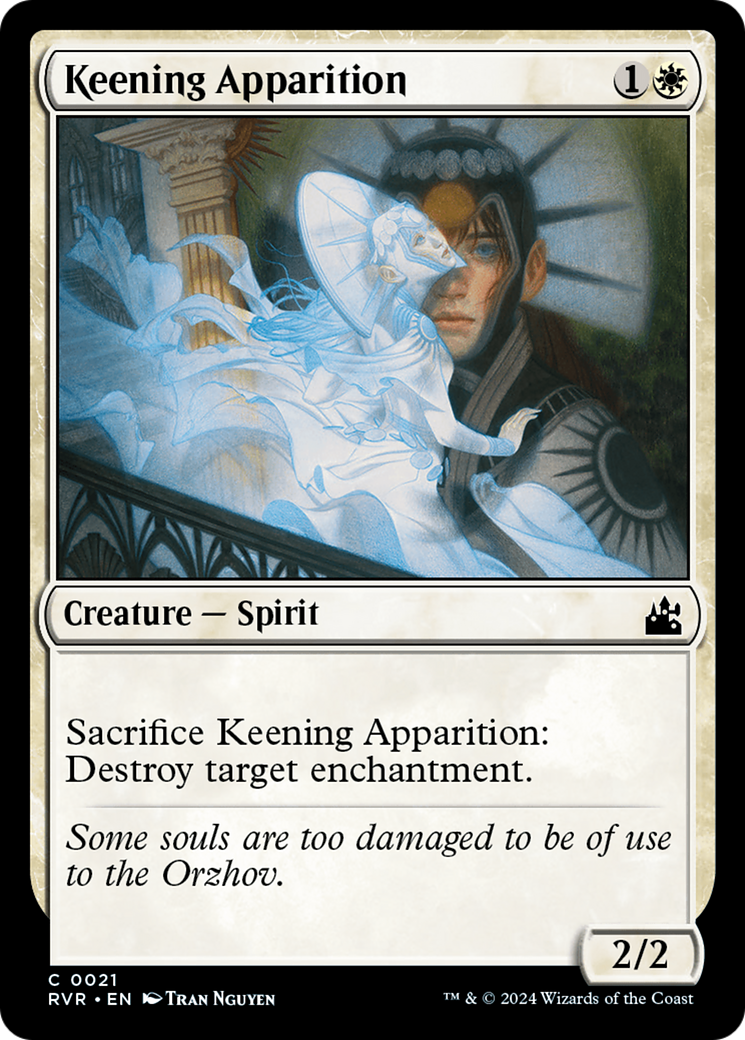 Magic: The Gathering - Keening Apparition Foil - Ravnica Remastered