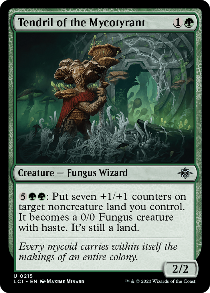 Magic: The Gathering - Tendril of the Mycotyrant Foil - The Lost Caverns of Ixalan