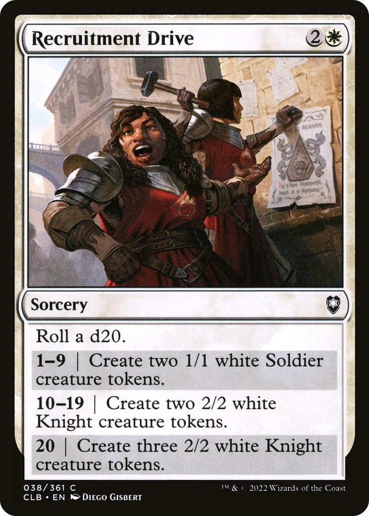 Magic: The Gathering - Recruitment Drive - Commander Legends: Battle for Baldur's Gate
