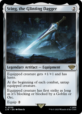 Magic: The Gathering - Sting, the Glinting Dagger - The Lord of the Rings: Tales of Middle-earth