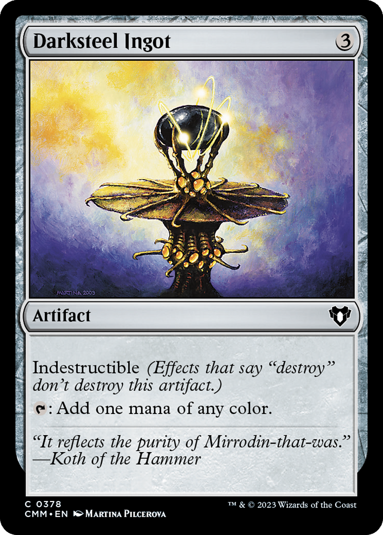 Magic: The Gathering - Darksteel Ingot - Commander Masters