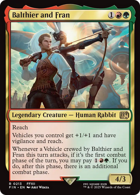 Magic: The Gathering - Balthier and Fran Foil - Final Fantasy