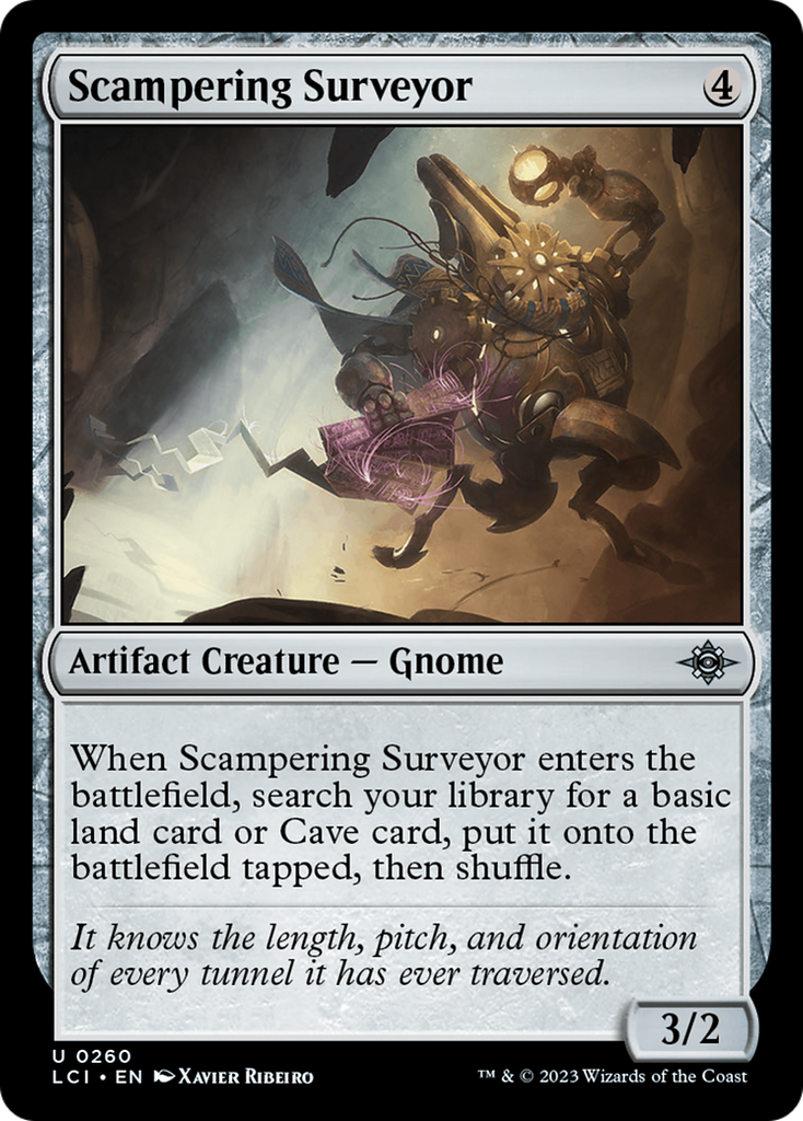 Magic: The Gathering - Scampering Surveyor Foil - The Lost Caverns of Ixalan