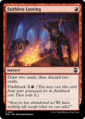 Magic: The Gathering - Faithless Looting - Modern Horizons 3 Commander