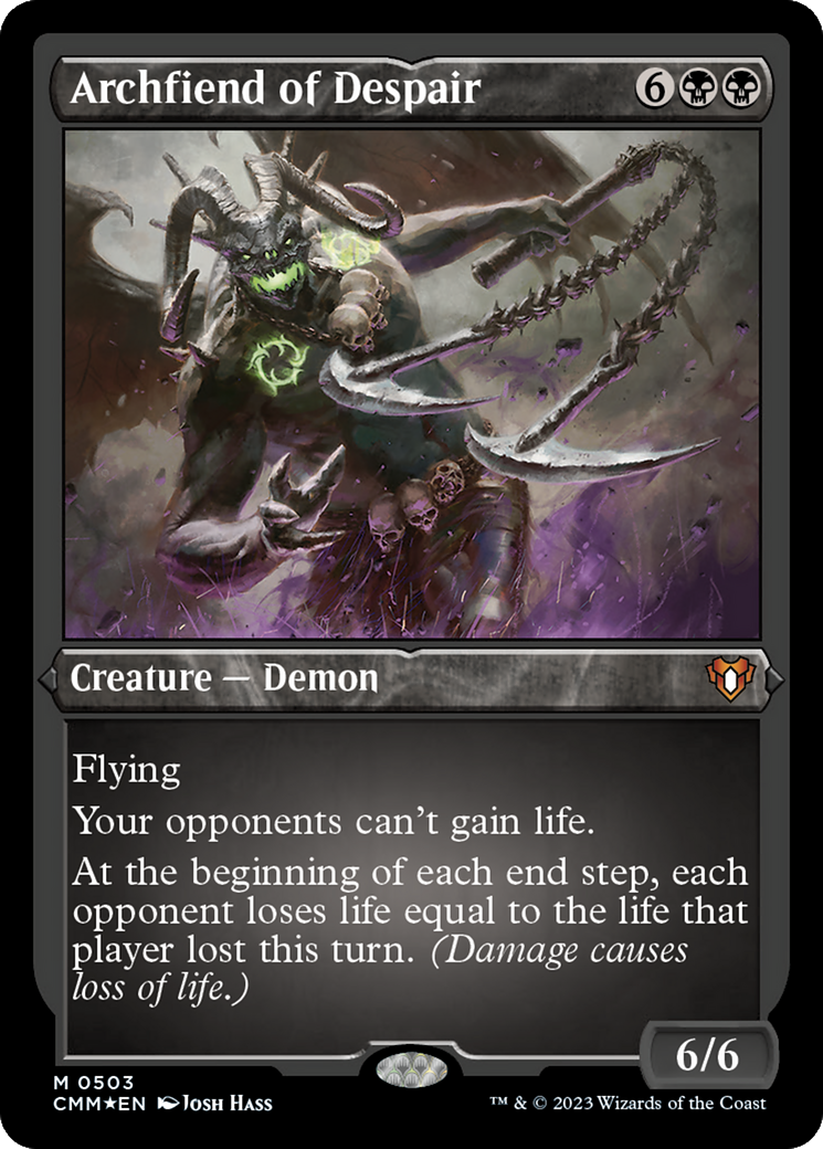 Magic: The Gathering - Archfiend of Despair Foil - Commander Masters
