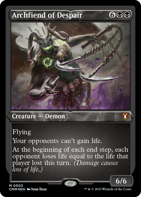 Magic: The Gathering - Archfiend of Despair Foil - Commander Masters