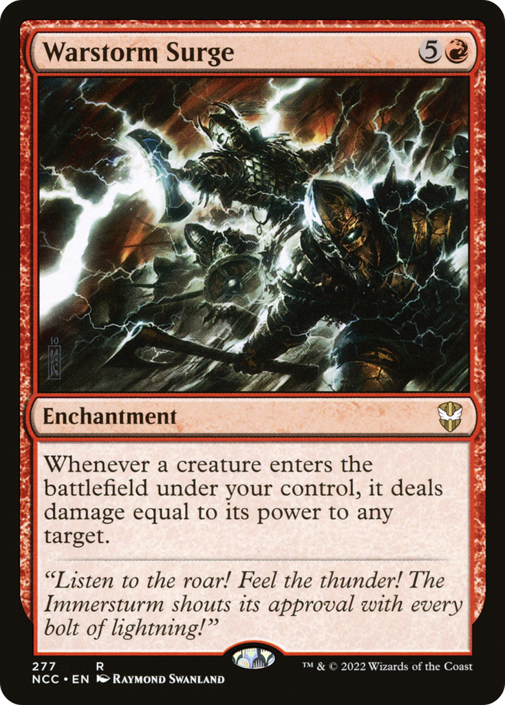 Magic: The Gathering - Warstorm Surge - New Capenna Commander