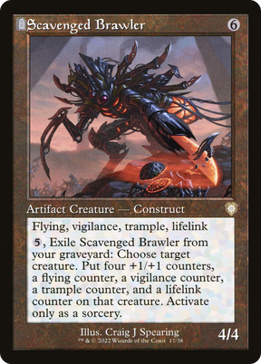 Magic: The Gathering - Scavenged Brawler - The Brothers' War Commander