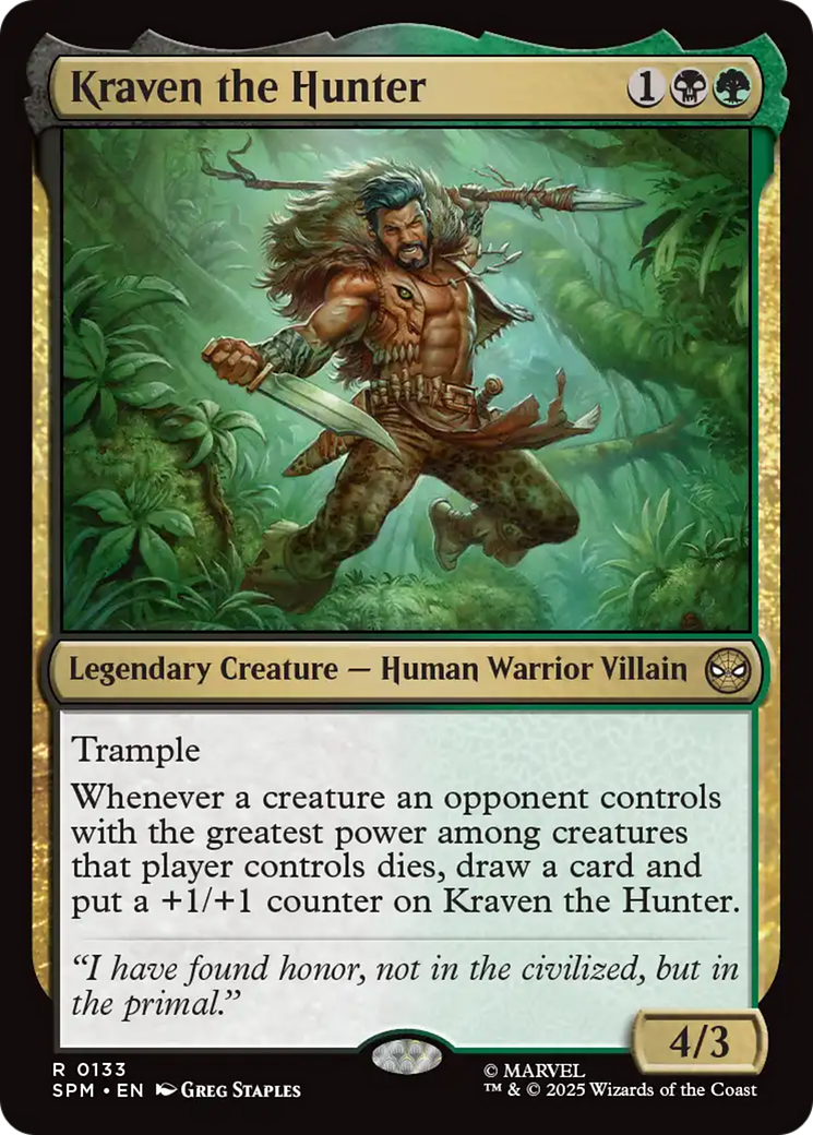 Magic: The Gathering - Kraven the Hunter - Marvel's Spider-Man