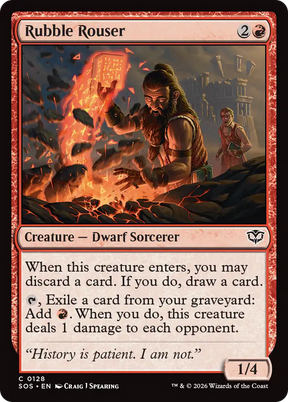 Magic: The Gathering - Rubble Rouser - Secrets of Strixhaven