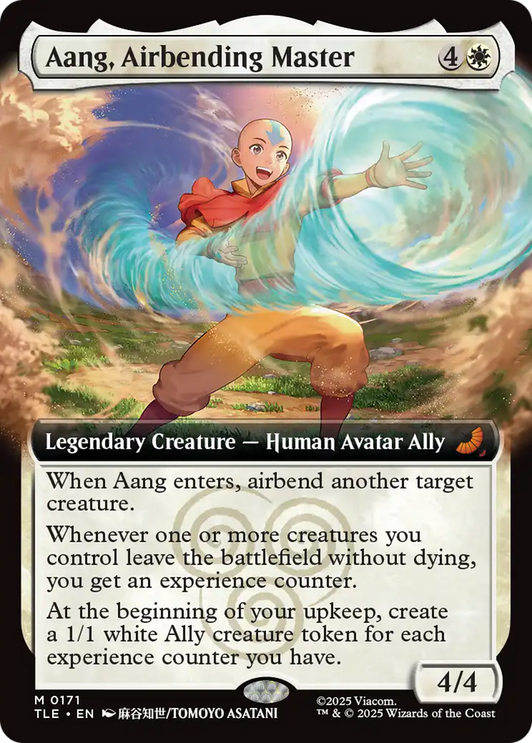 Magic: The Gathering - Aang, Airbending Master Foil - Avatar: The Last Airbender Eternal