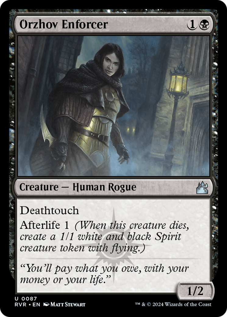Magic: The Gathering - Orzhov Enforcer Foil - Ravnica Remastered