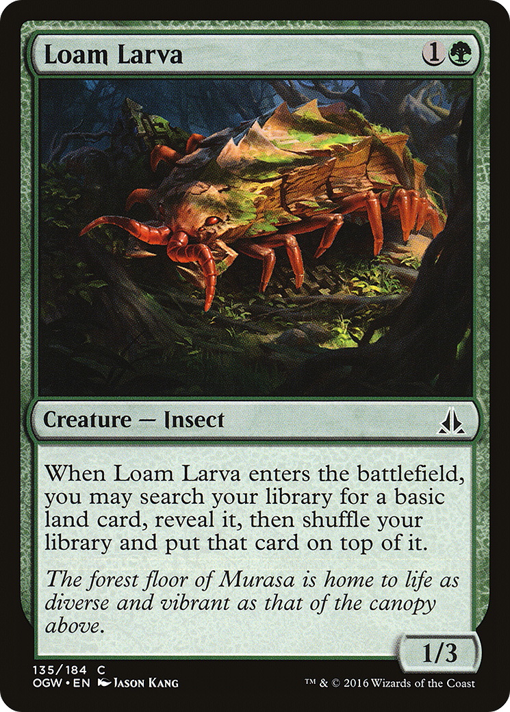 Magic: The Gathering - Loam Larva Foil - Oath of the Gatewatch