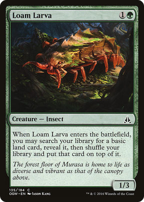 Magic: The Gathering - Loam Larva Foil - Oath of the Gatewatch