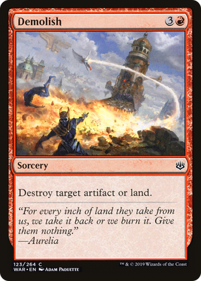 Magic: The Gathering - Demolish Foil - War of the Spark