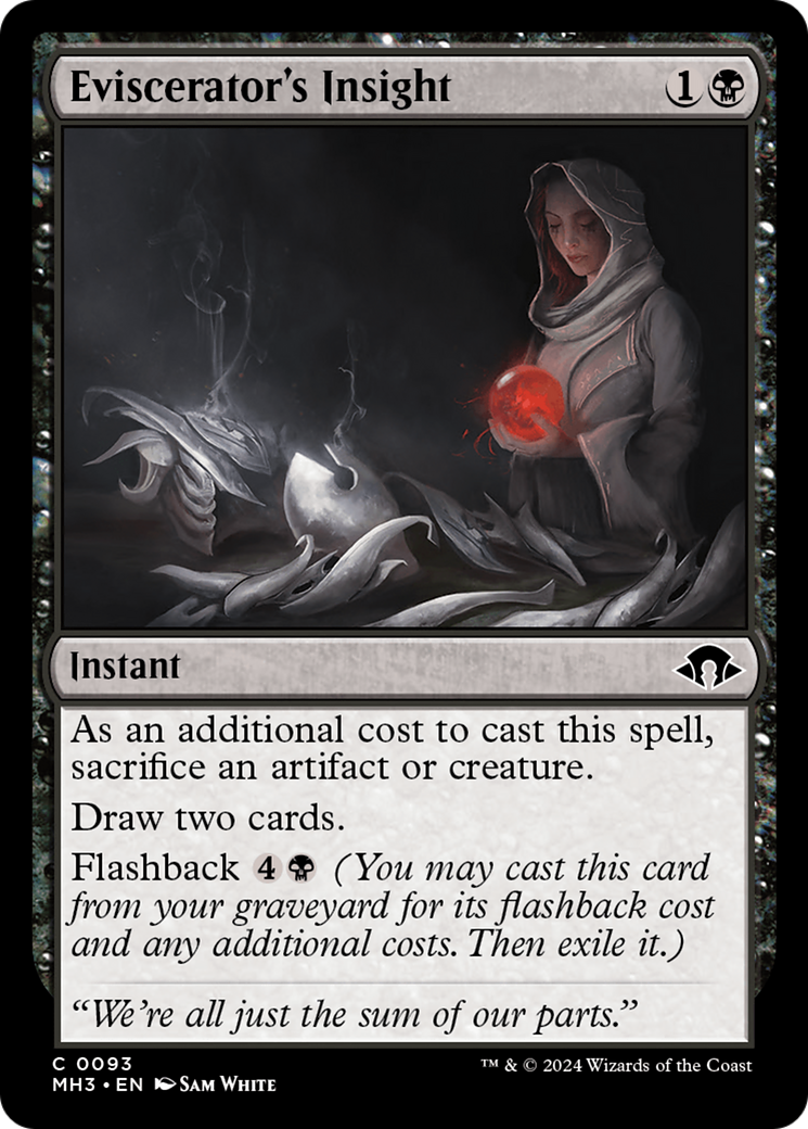 Magic: The Gathering - Eviscerator's Insight Foil - Modern Horizons 3