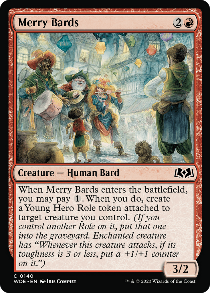 Magic: The Gathering - Merry Bards Foil - Wilds of Eldraine