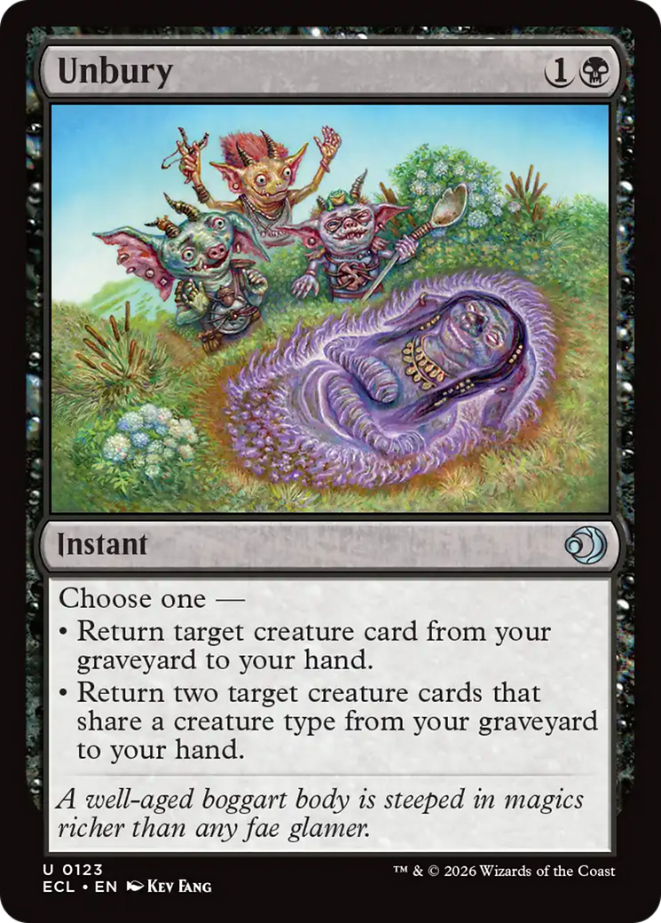 Magic: The Gathering - Unbury Foil - Lorwyn Eclipsed