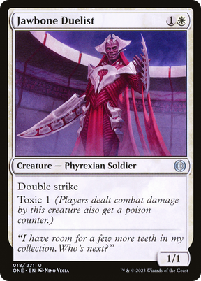 Magic: The Gathering - Jawbone Duelist Foil - Phyrexia: All Will Be One