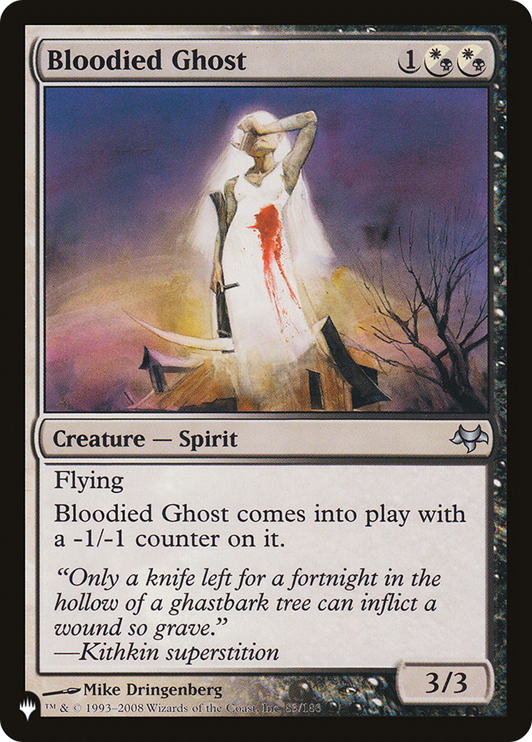 Magic: The Gathering - Bloodied Ghost - The List
