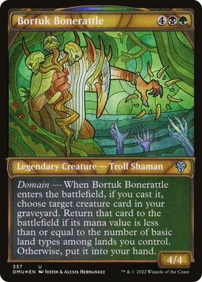 Magic the Gathering - Bortuk Bonerattle Foil - Dominaria United