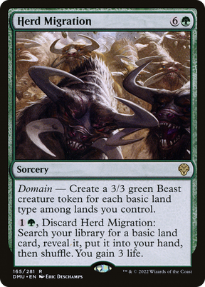 Magic: The Gathering - Herd Migration Foil - Dominaria United