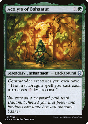 Magic: The Gathering - Acolyte of Bahamut - Commander Legends: Battle for Baldur's Gate