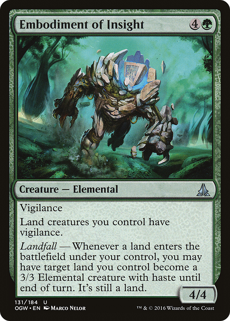 Magic: The Gathering - Embodiment of Insight Foil - Oath of the Gatewatch