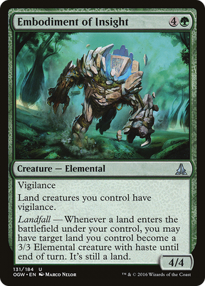 Magic: The Gathering - Embodiment of Insight Foil - Oath of the Gatewatch