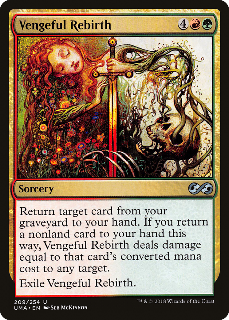Magic: The Gathering - Vengeful Rebirth Foil - Ultimate Masters