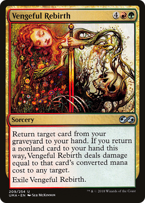 Magic: The Gathering - Vengeful Rebirth Foil - Ultimate Masters