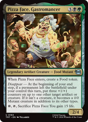 Magic: The Gathering - Pizza Face, Gastromancer - Teenage Mutant Ninja Turtles