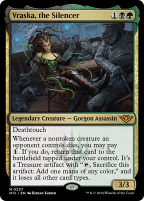 Magic: The Gathering - Vraska, the Silencer Foil - Outlaws of Thunder Junction