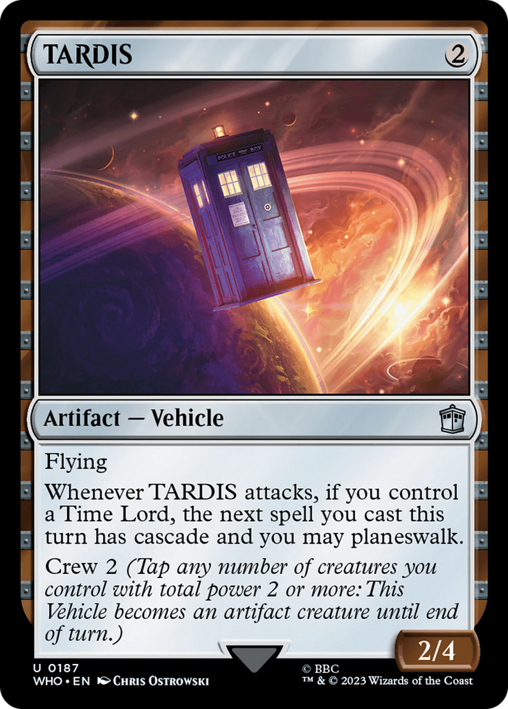 Magic: The Gathering - TARDIS Foil - Doctor Who