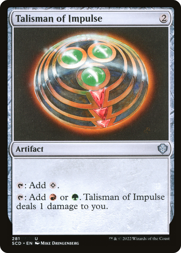 Magic: The Gathering - Talisman of Impulse - Starter Commander Decks