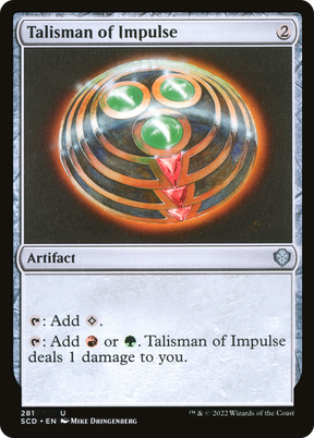 Magic: The Gathering - Talisman of Impulse - Starter Commander Decks