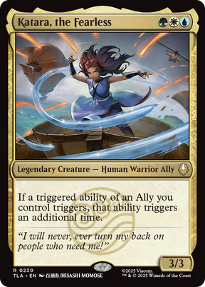 Magic: The Gathering - Katara, the Fearless Foil - Avatar: The Last Airbender