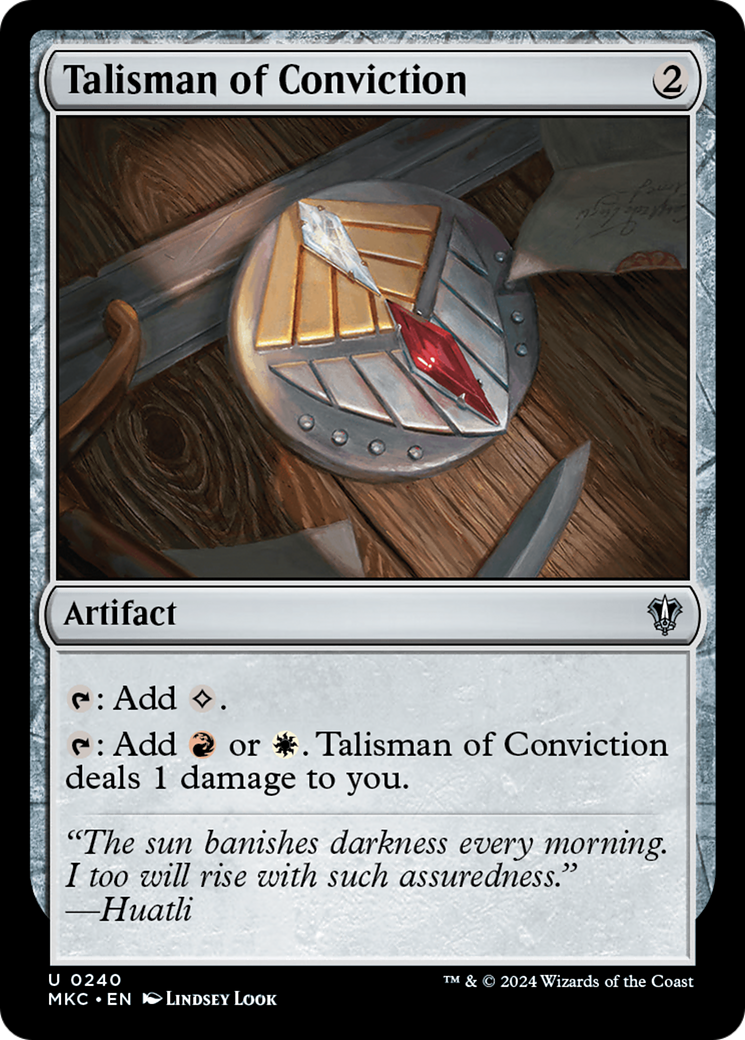 Magic: The Gathering - Talisman of Conviction - Murders at Karlov Manor Commander